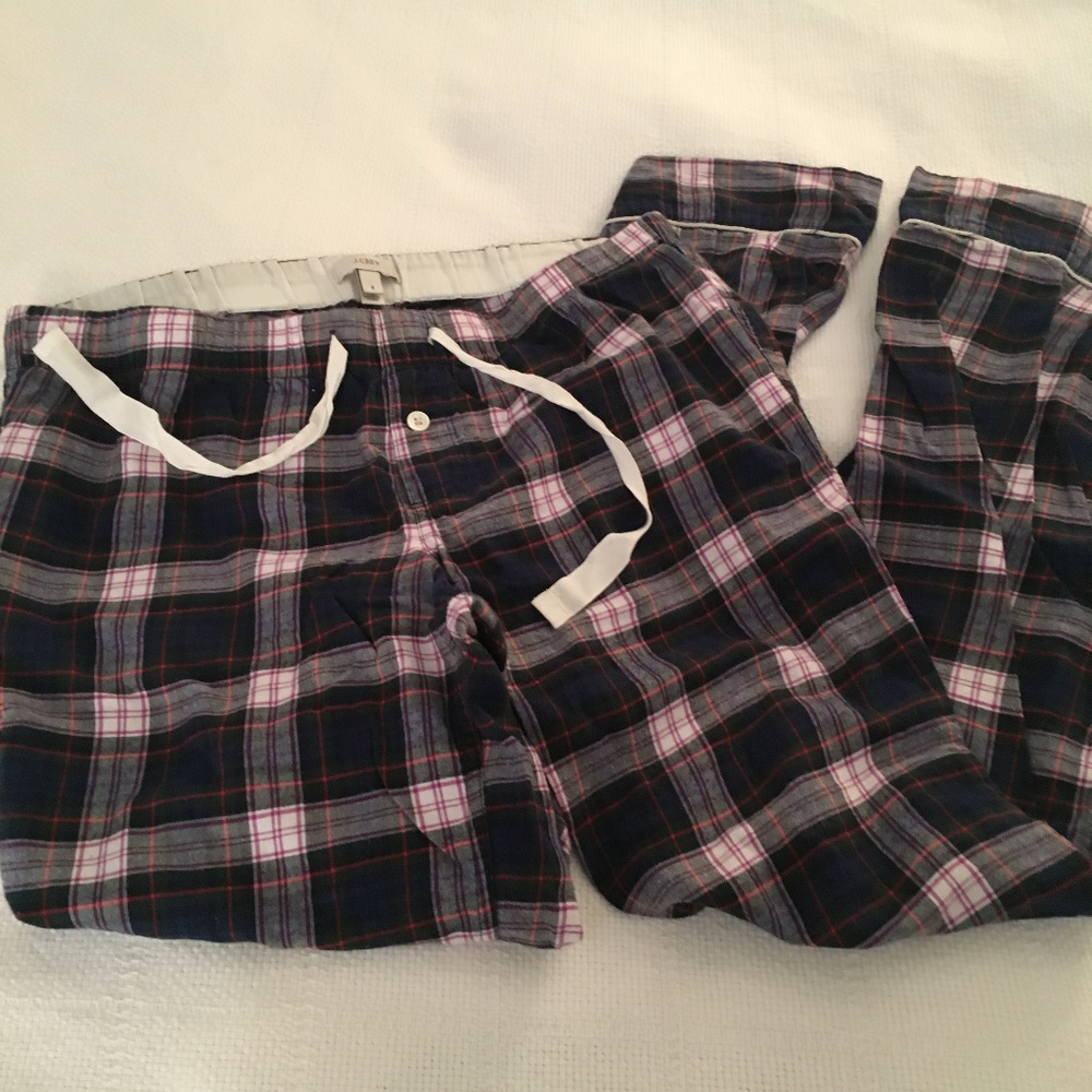 J. Crew Tartan Flannel Pajama Pants
